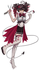Coloured full body sketch - OC art